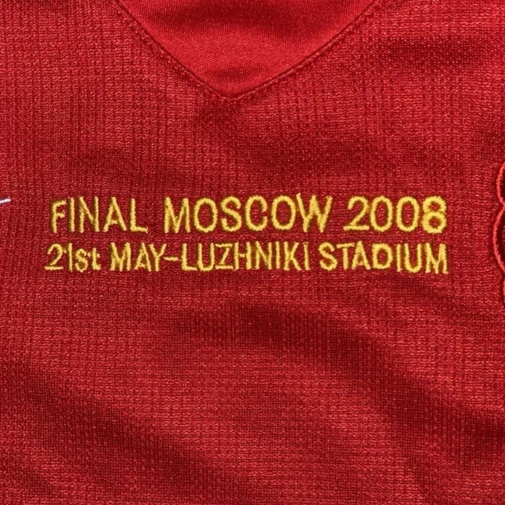 Cristiano Ronaldo #7 2008 UCL Final Manchester United Nike Long Sleeve Jersey - Picture 6 of 6